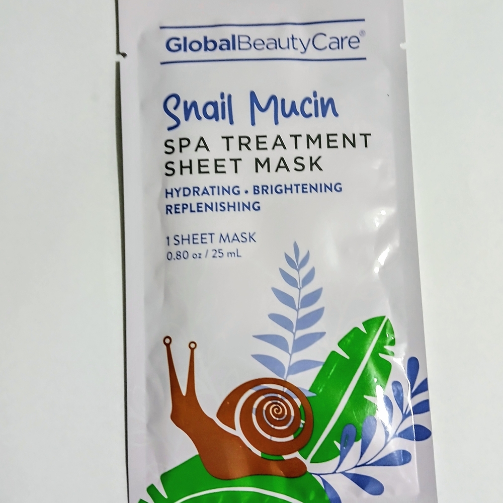 Snail Mucin Spa Treatment Sheet Mask - White